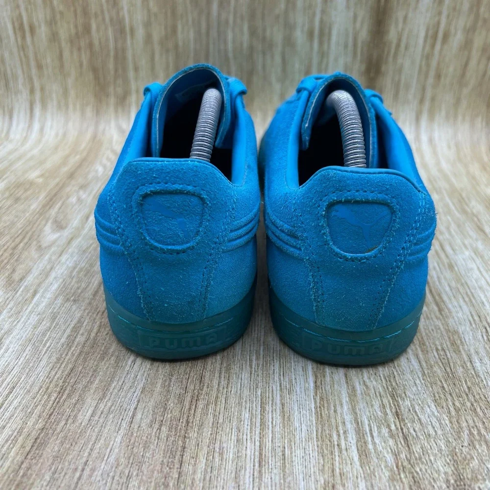 Puma Suede Classic Iced Fluo Atomic Blue Men's Size 10 Shoes Sneakers 361881-03